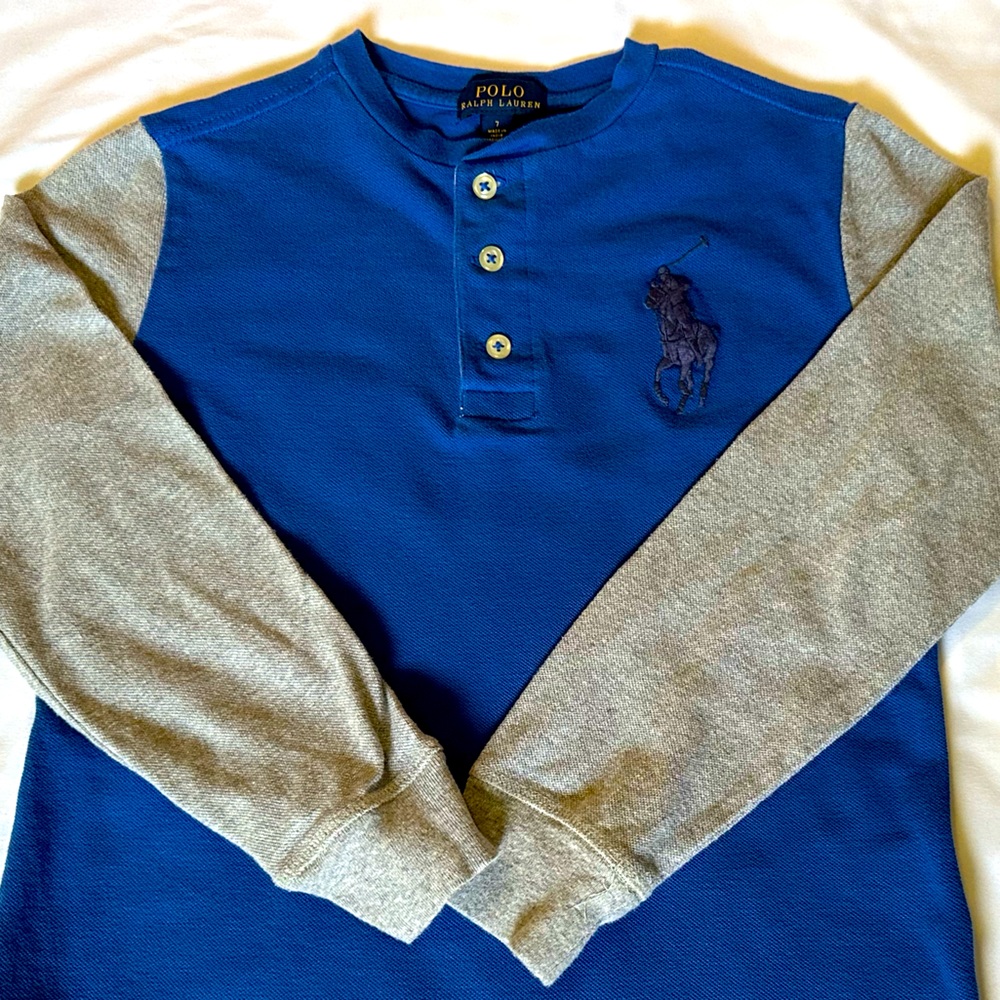 Ralph Lauren Long sleeve shirt Boys Size 7